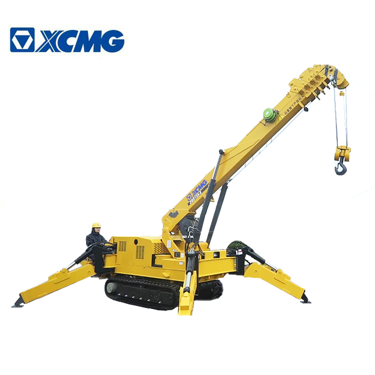 XCMG manufacturer ZQS125-5 6t mini hydraulic spider crane lifting machine price